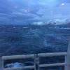 La mer commence à être bien formée... (tempête force 10 Beaufort)
