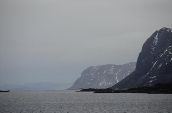 Le temps est gris et légèrement pluvieux...