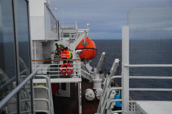 Le nettoyage quotidien du bateau