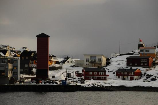 Le port d'Honningsvåg, île du cap nord
