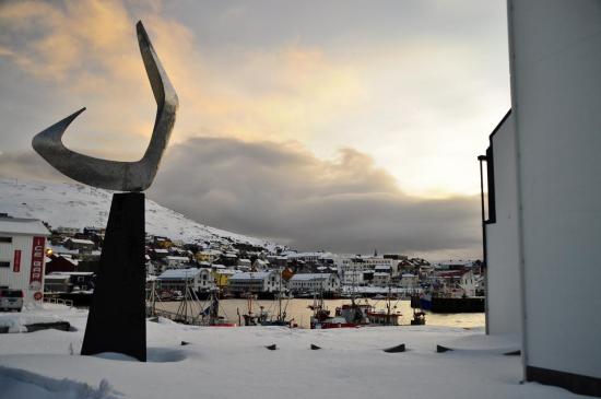Le port d'Honningsvåg, île du cap nord