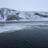 Peut avant d'arriver à Kirkenes, la mer de Barents commence à geler...