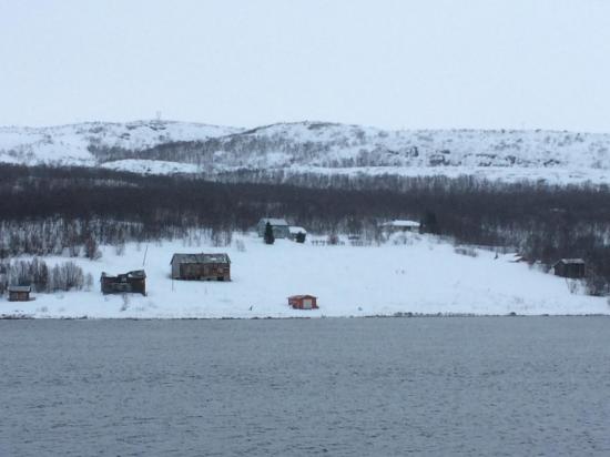 Peu avant d'arriver à Kirkenes, mer de Barents, non loin de Mourmansk en Russie.