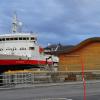 Le MS Vesterålen à quai à Bodø