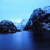 L'entrée du fameux Trollfjorden.., de nuit.