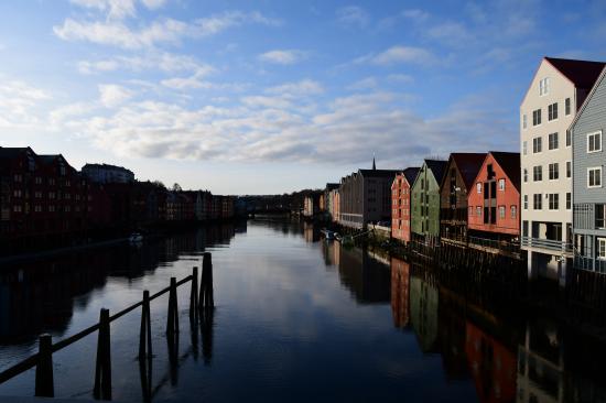 Trondheim au petit matin