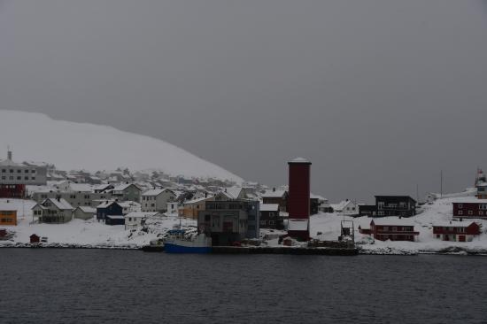 Arrivée à Honningsvåg, île du cap nord
