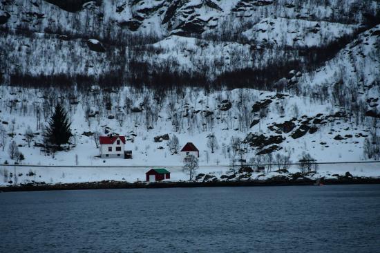 Le Raftsundet, canal entre les îles Vesterålen et Lofoten