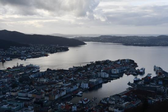 Depuis le mont Fløyen