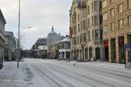 087 Trondheim, un dimanche matin d'hiver
