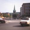 1979, Trondheim, au loin la cathédrale Nidaros